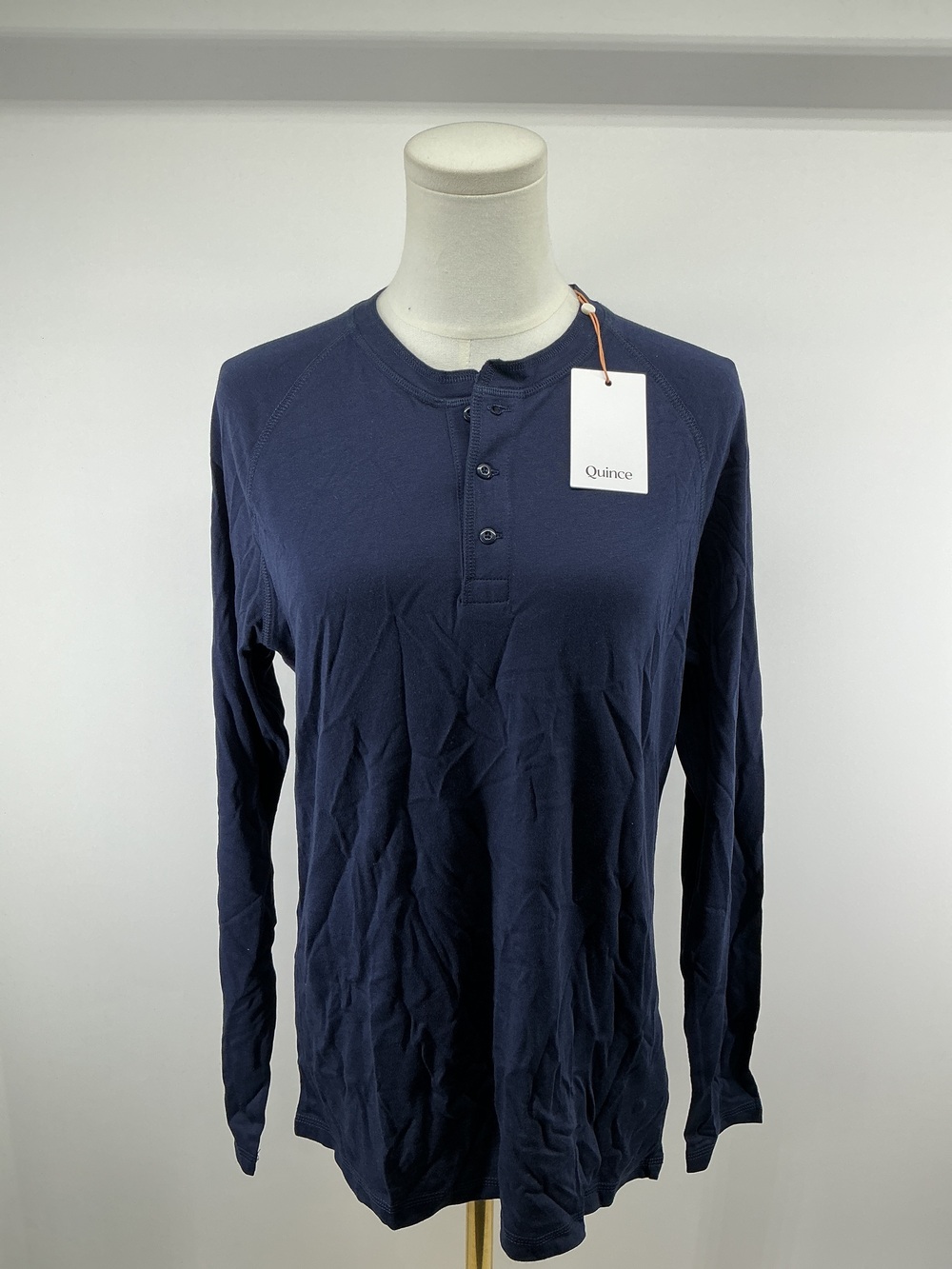 Cotton Modal Long Sleeve Henley Tee